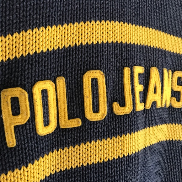 Vintage RL Polo Jeans Co Turtleneck Sweater M - Picture 5 of 8